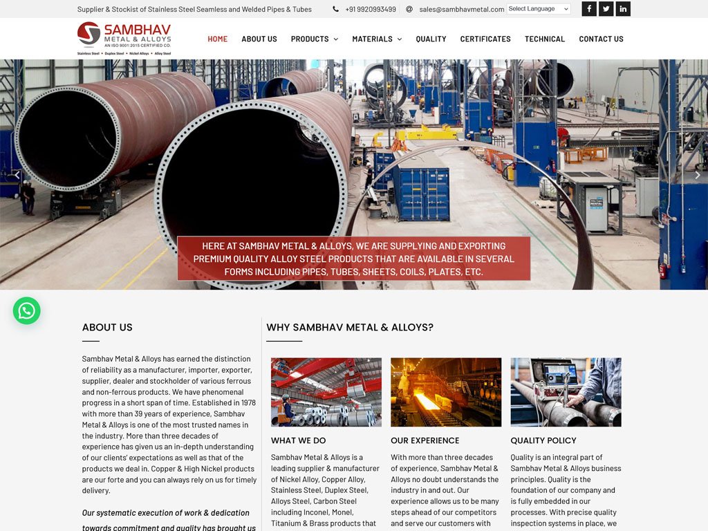 Sambhav Metal & Alloys : 